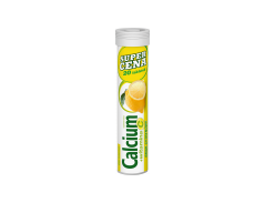 Calcium + Witamina C smak cytrynowy