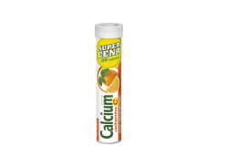 Calcium + Witamina C smak pomarańczowy
