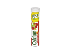 Calcium + Witamina C smak poziomkowy